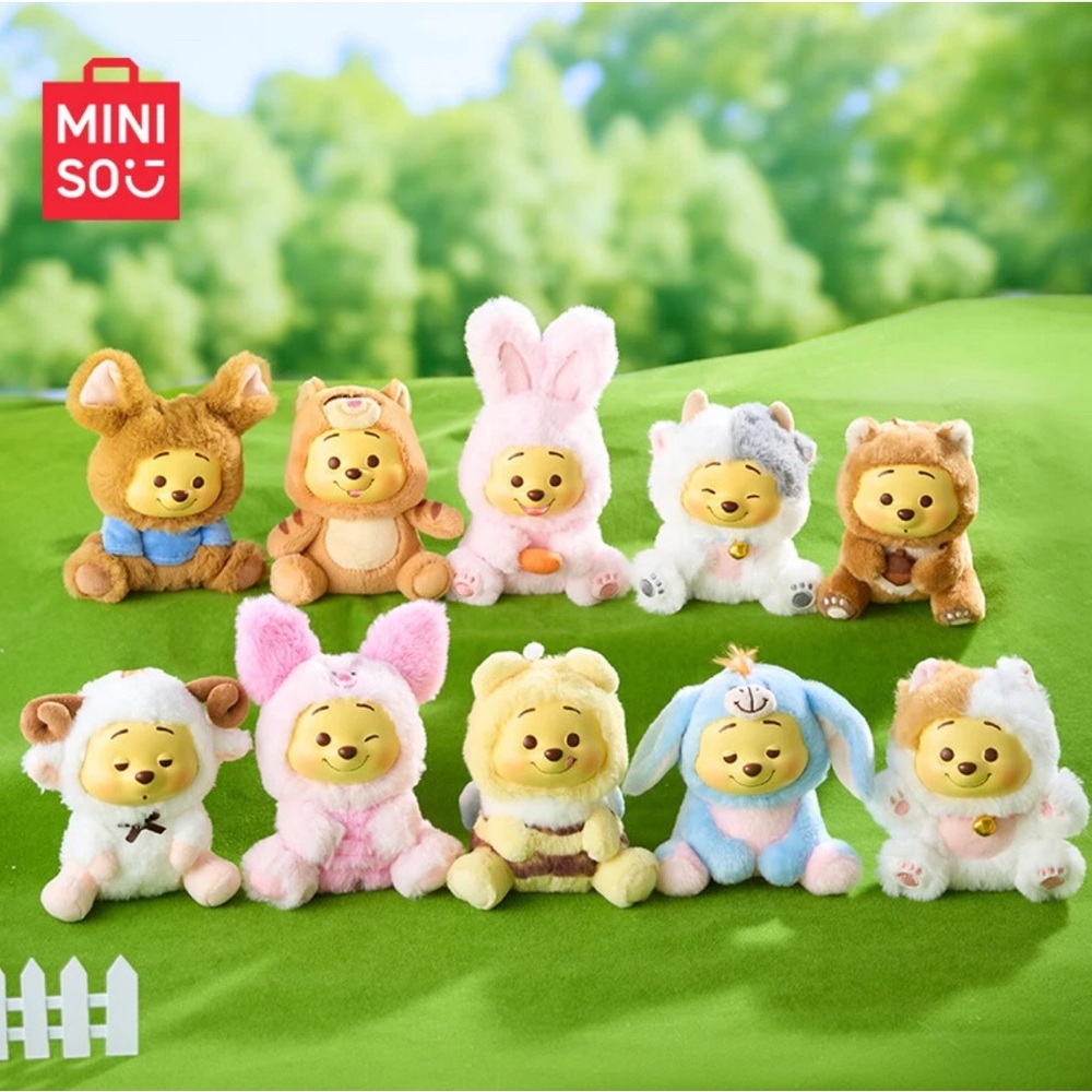 Miniso Winnie Plush Animals Blind Box